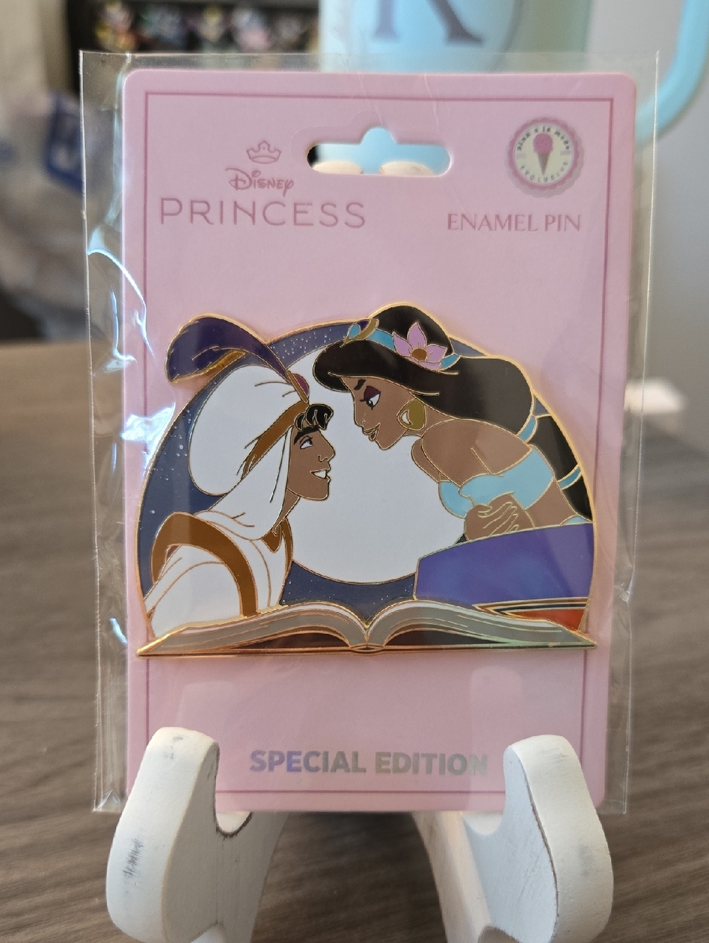 Disney Princess "Once Upon a Time" storybook enamel pin